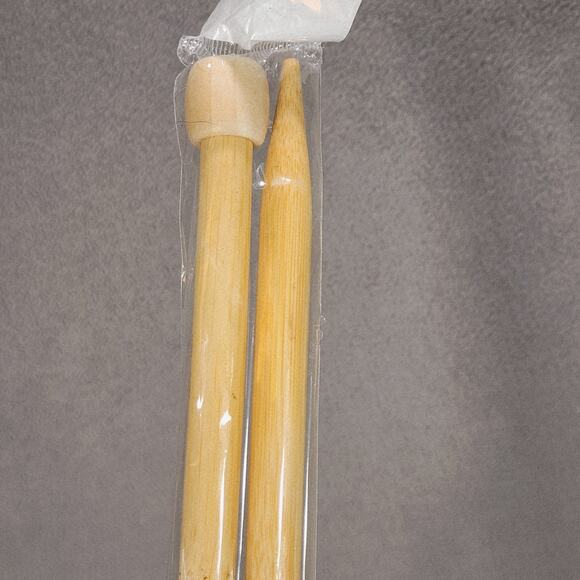Bamboo Knitting Needles 13" 12mm Ball End 20 pairs available other sizes too NEW - Picture 6 of 7